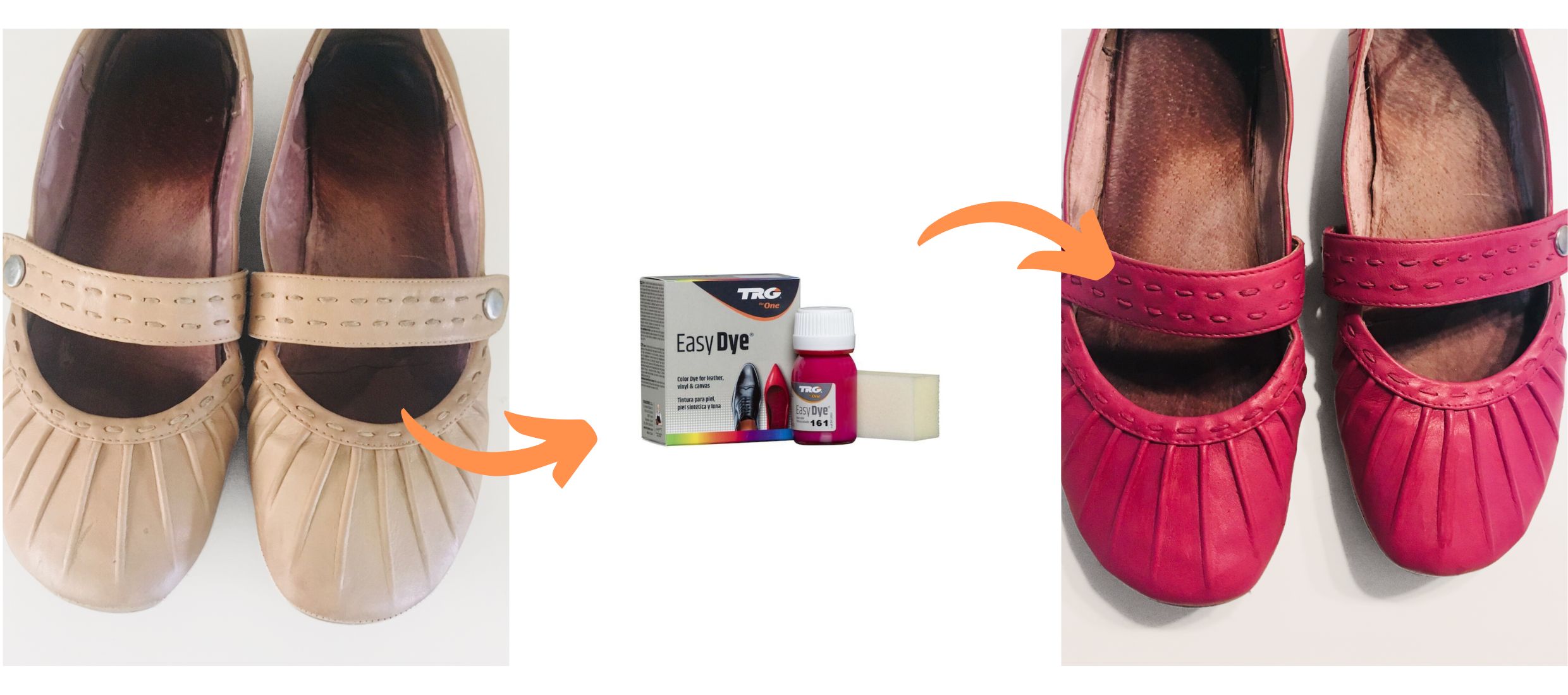 Růžová Barva na boty Easy Dye TRG Magenta 161